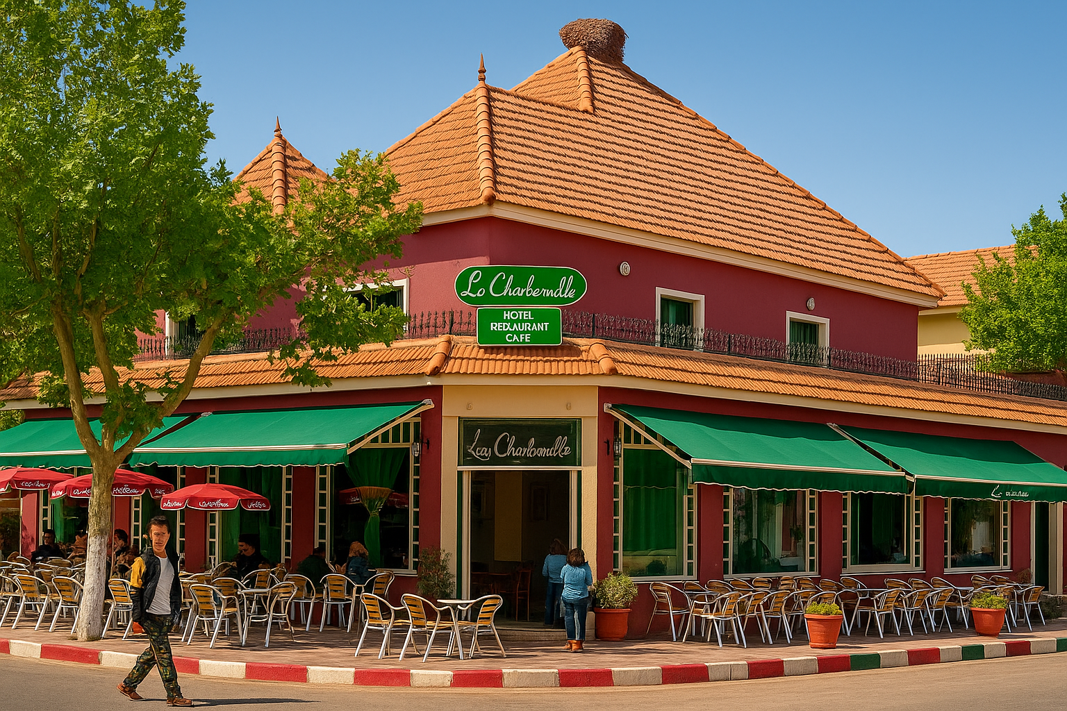 Café pâtisserie des années 90